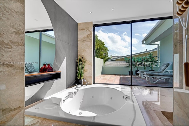 bathroom featuring a bathtub