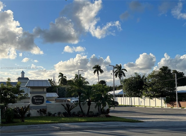 view of road