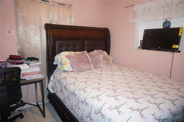 view of tiled bedroom