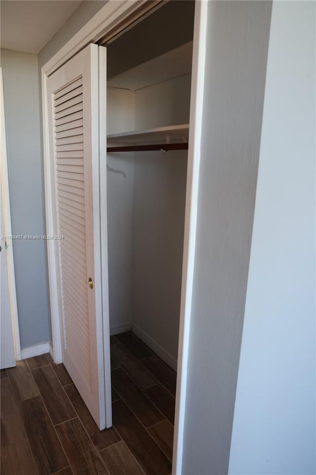 view of closet