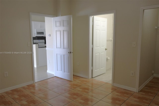 view of tiled empty room