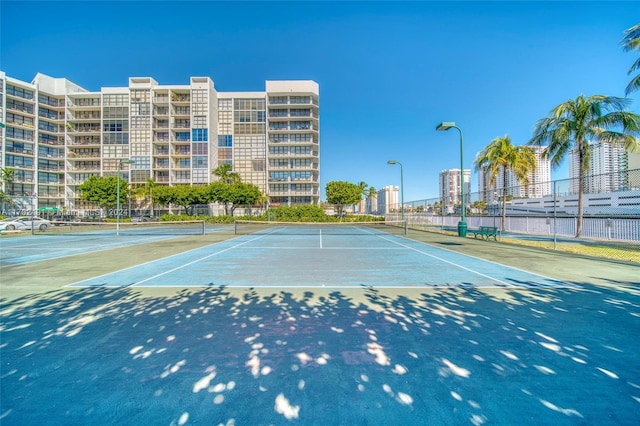 view of sport court