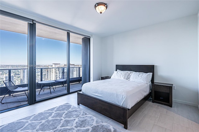 1000 Brickell Plz Unit 3806, Miami, FL 33131 - bedroom with floor to ceiling windows and access to outside