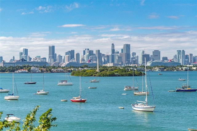 1470 16th St Unit 501, Miami Beach, FL 33139 - water view featuring skyline