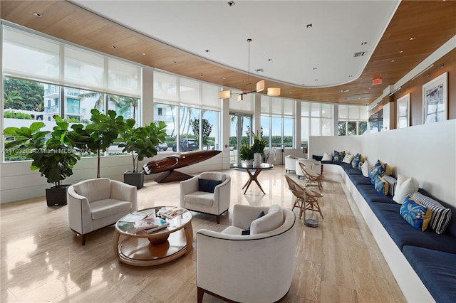 1470 16th St Unit 501, Miami Beach, FL 33139 - common area with wooden ceiling