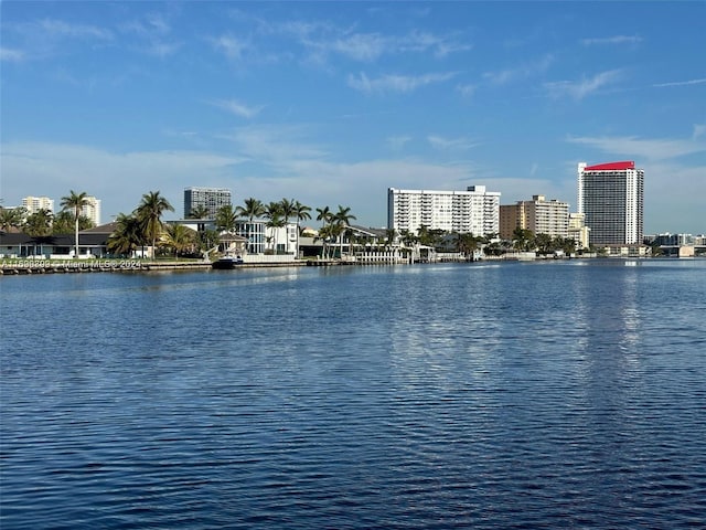 view of water feature