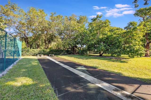 view of road