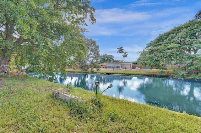 property view of water