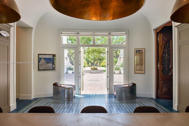 entryway featuring a wealth of natural light