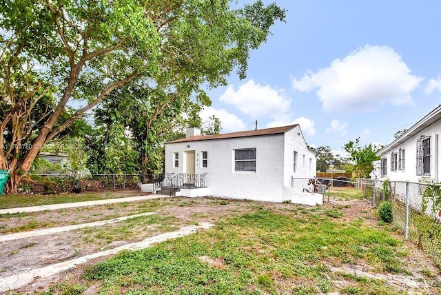 view of rear view of property