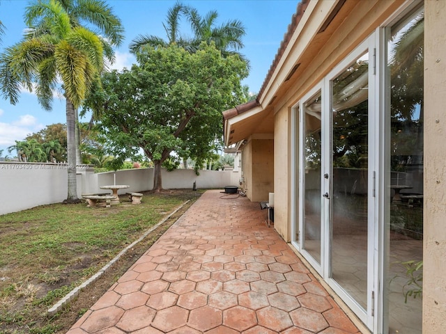 view of patio