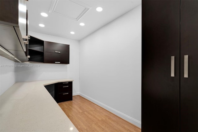 walk in closet featuring light wood-type flooring