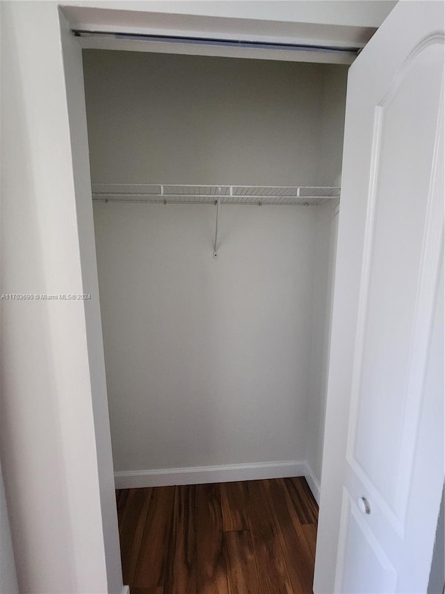 view of closet