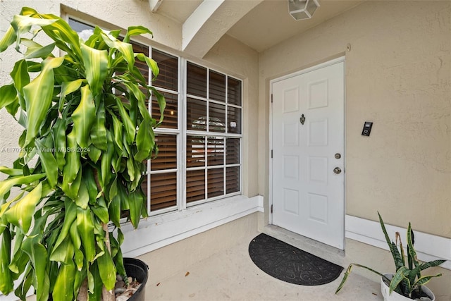 view of property entrance