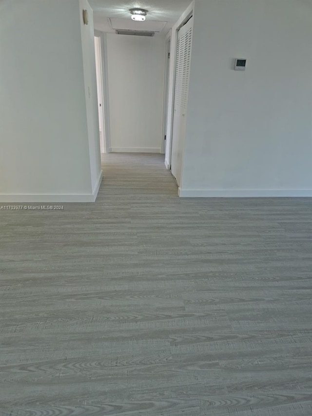 interior space with light wood-type flooring