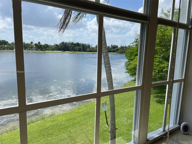 view of water feature