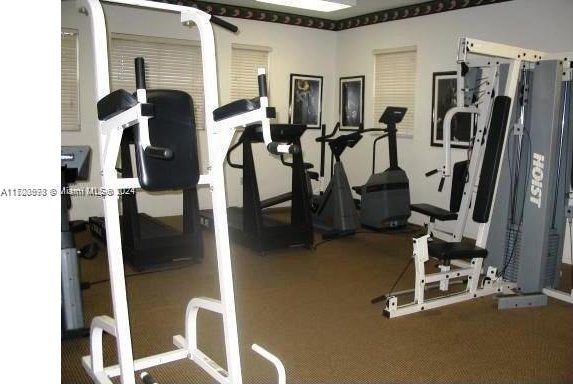 view of exercise room