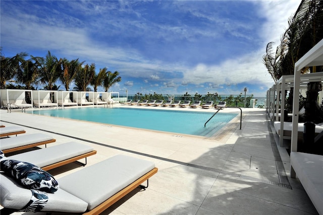 2000 S Ocean Dr Ph 4, Hallandale Beach, FL 33009 - community pool with a patio area