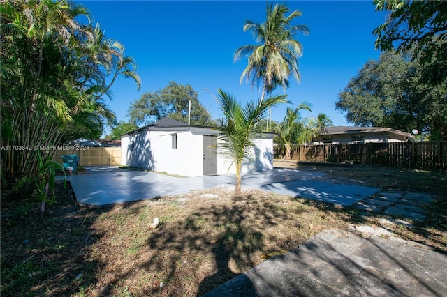 exterior space featuring a patio