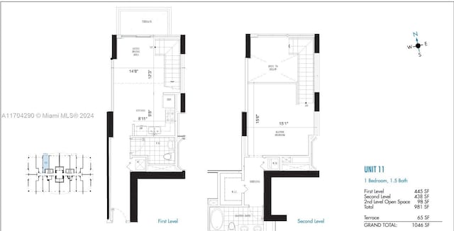 41 SE 5th St Unit 2011, Miami, FL 33131 - home floor plan