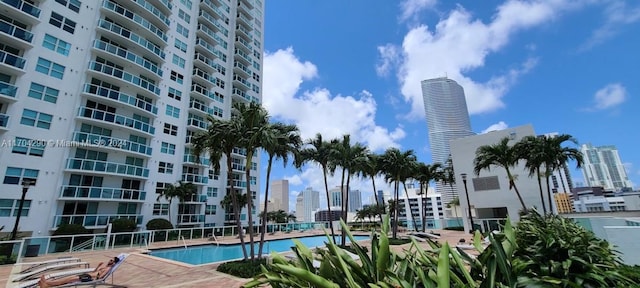 41 SE 5th St Unit 2011, Miami, FL 33131 - community pool featuring a city view