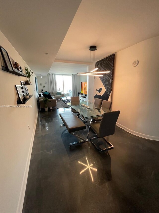 7350 SW 89th St Unit 817S, Miami, FL 33156 - dining space with baseboards