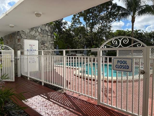 view of pool