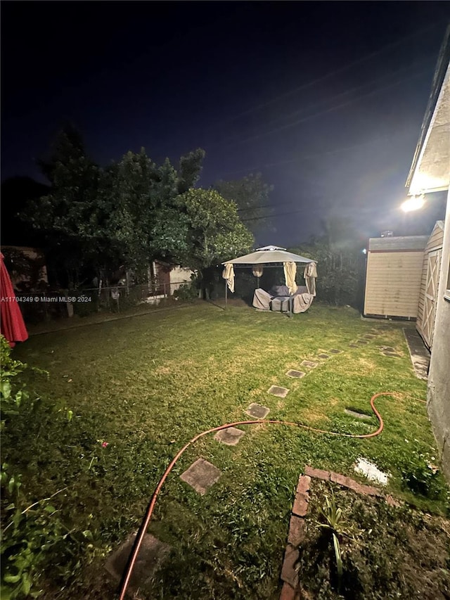 1838 NW 18th St, Miami, FL 33125 - view of yard at night