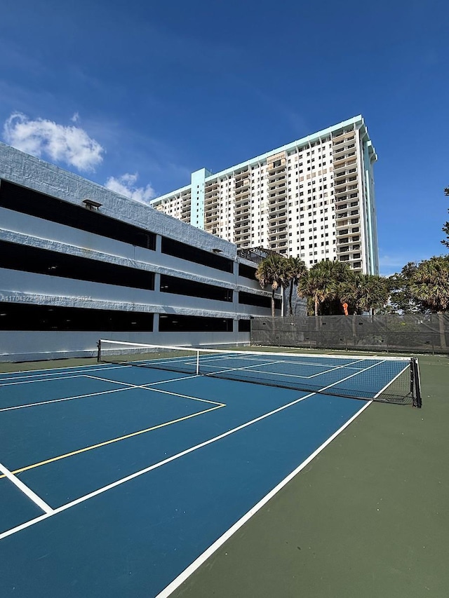 view of sport court