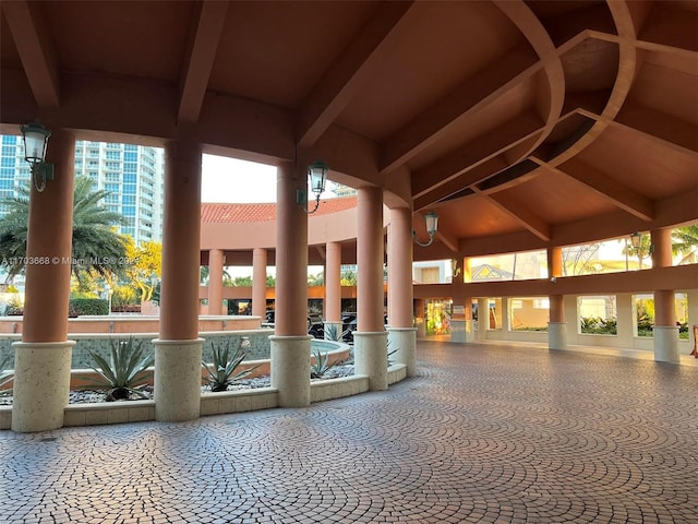 view of community lobby