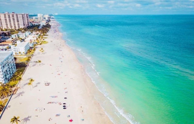 1201 S Ocean Dr Unit 206S, Hollywood, FL 33019 - aerial view of waterfront with a beach