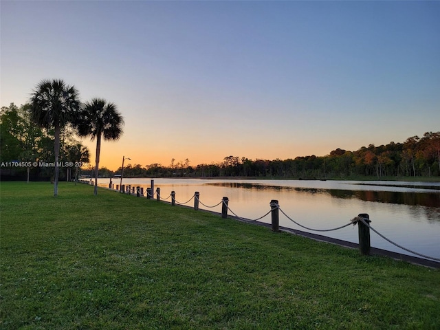 property view of water