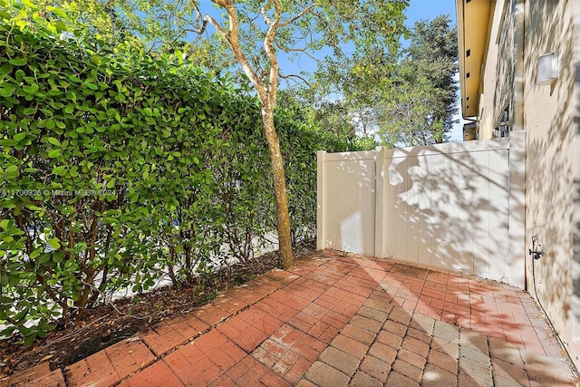 view of patio