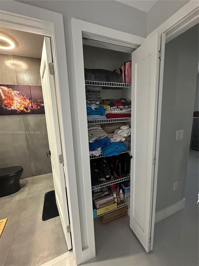 view of closet