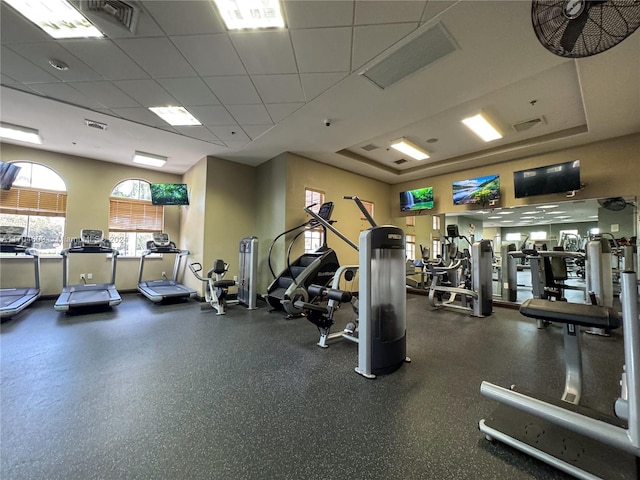 view of exercise room