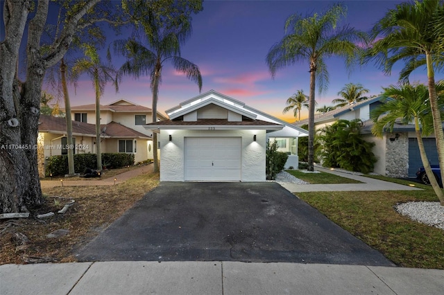 view of front of home