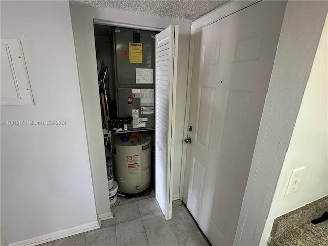 utilities with electric water heater and electric panel