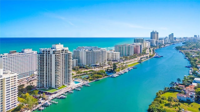 5500 Collins Ave Unit 2302, Miami Beach, FL 33140 - view of urban area featuring a large body of water