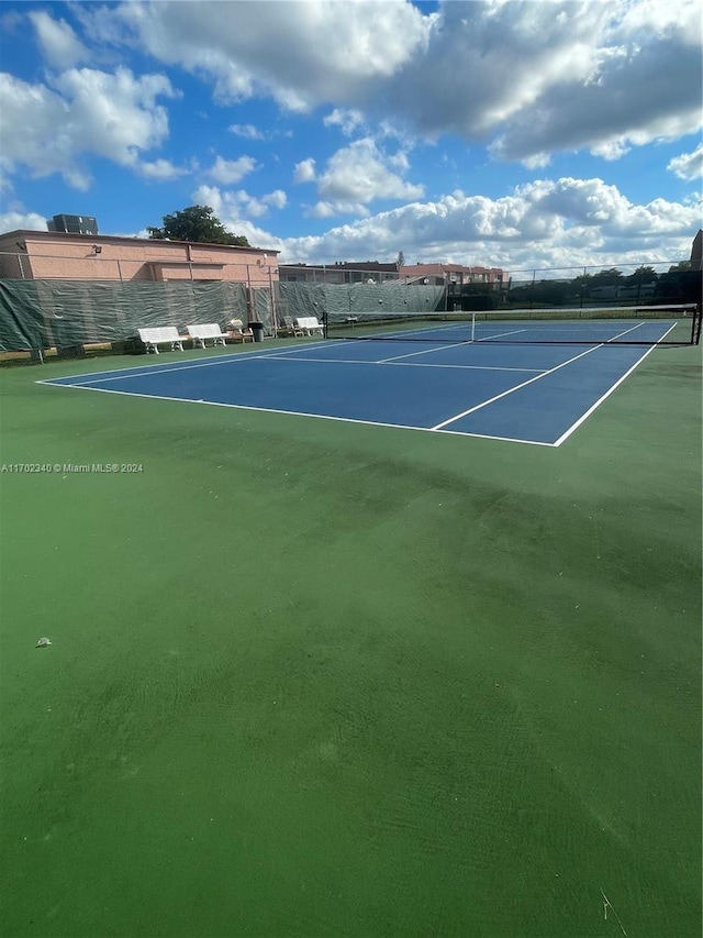 view of sport court featuring basketball court