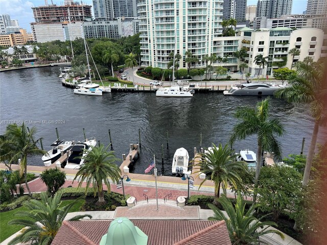 view of water feature