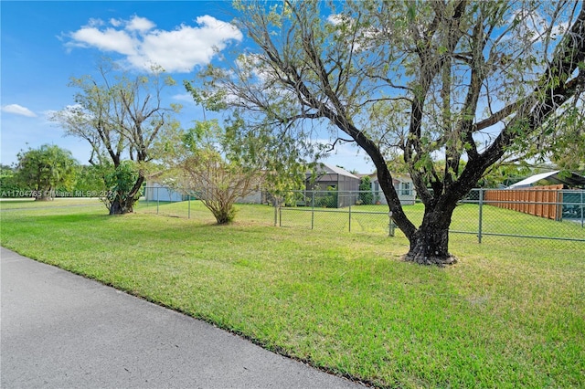 view of yard