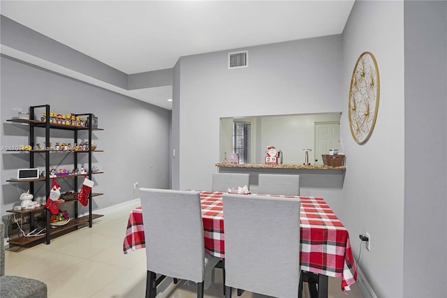 view of dining area