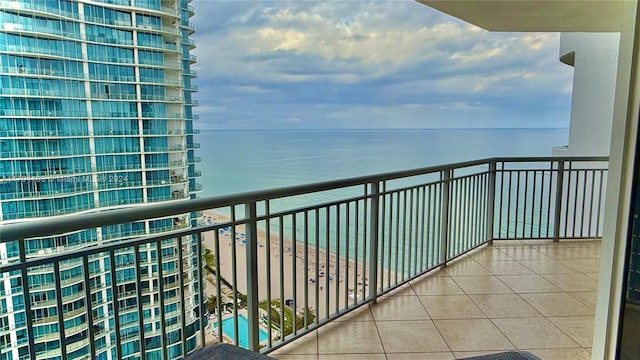 17375 Collins Ave Unit 2406, Sunny Isles Beach, FL 33160 - balcony with a water view