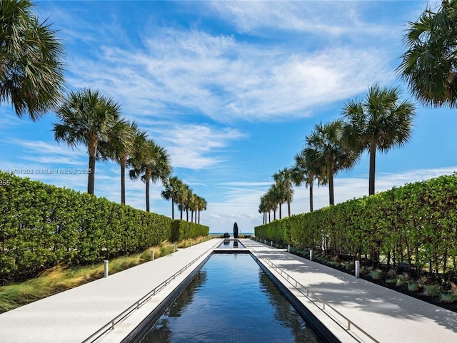 view of dock