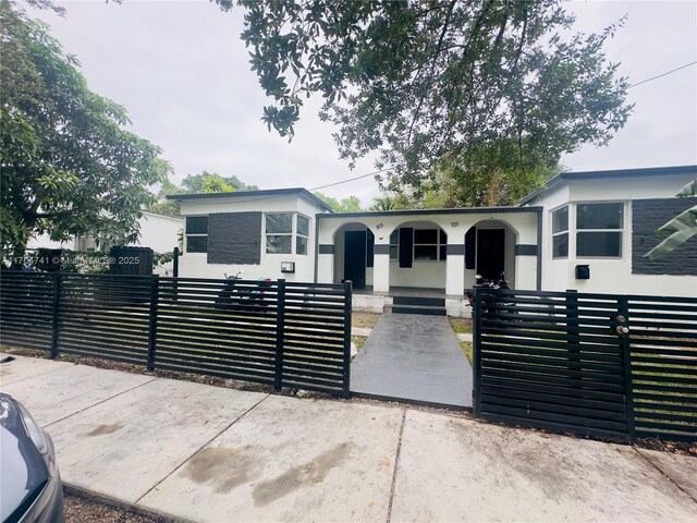 view of front of home