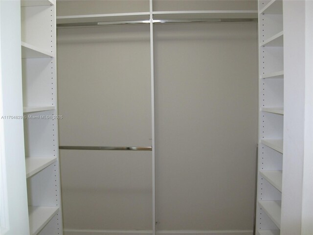 view of closet