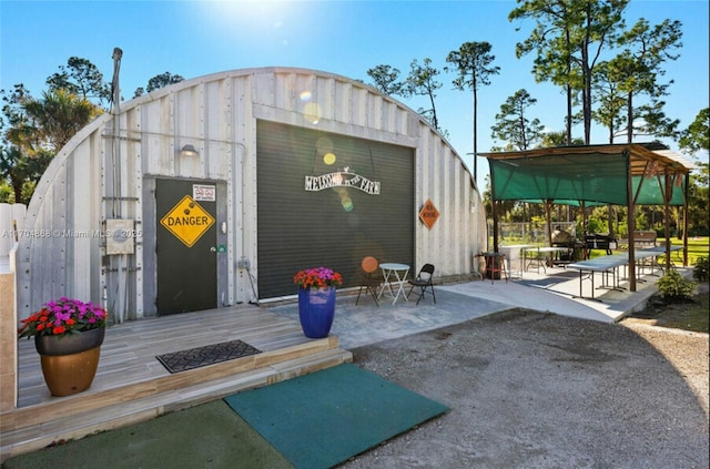 view of outbuilding