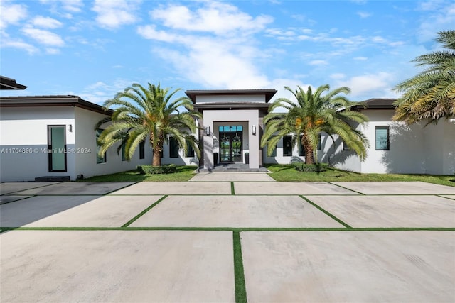 view of front of house featuring french doors