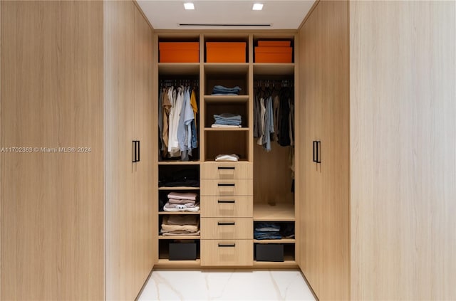 view of closet