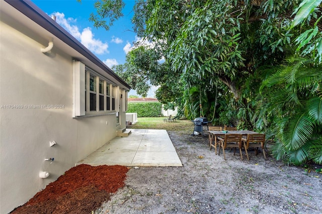 view of patio featuring area for grilling